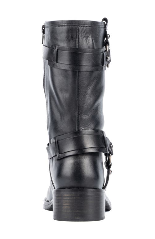 Vintage Foundry Augusta Harness Strap Boot In Black
