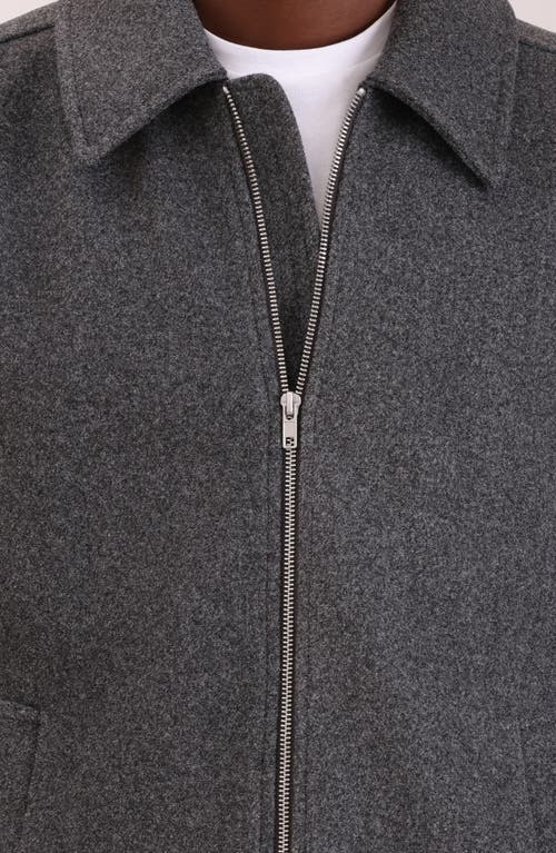 Bagatelle Knit Bomber Jacket In Gray