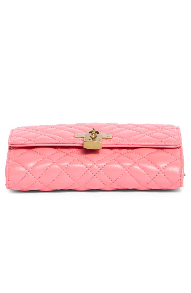 Kurt Geiger London Brixton Wallet on a Chain, Alternate, color, Open Pink
