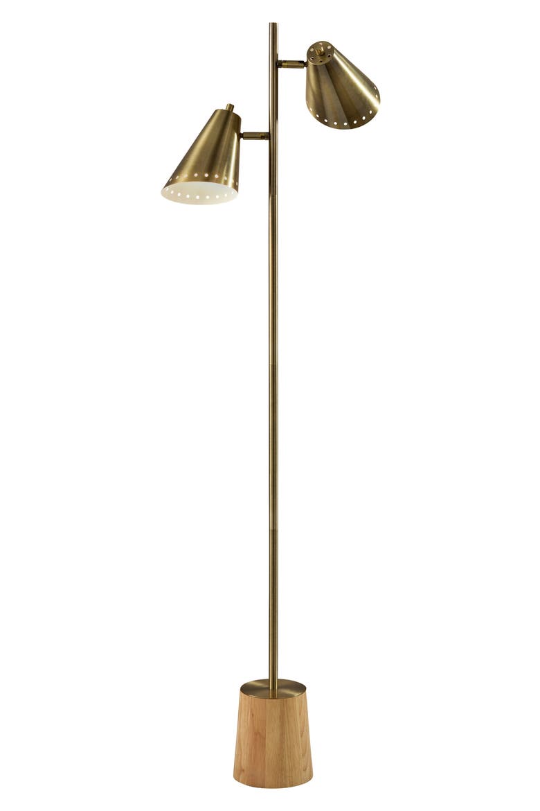 Josephine Floor Lamp, Main, color, ANTIQUE BRASS