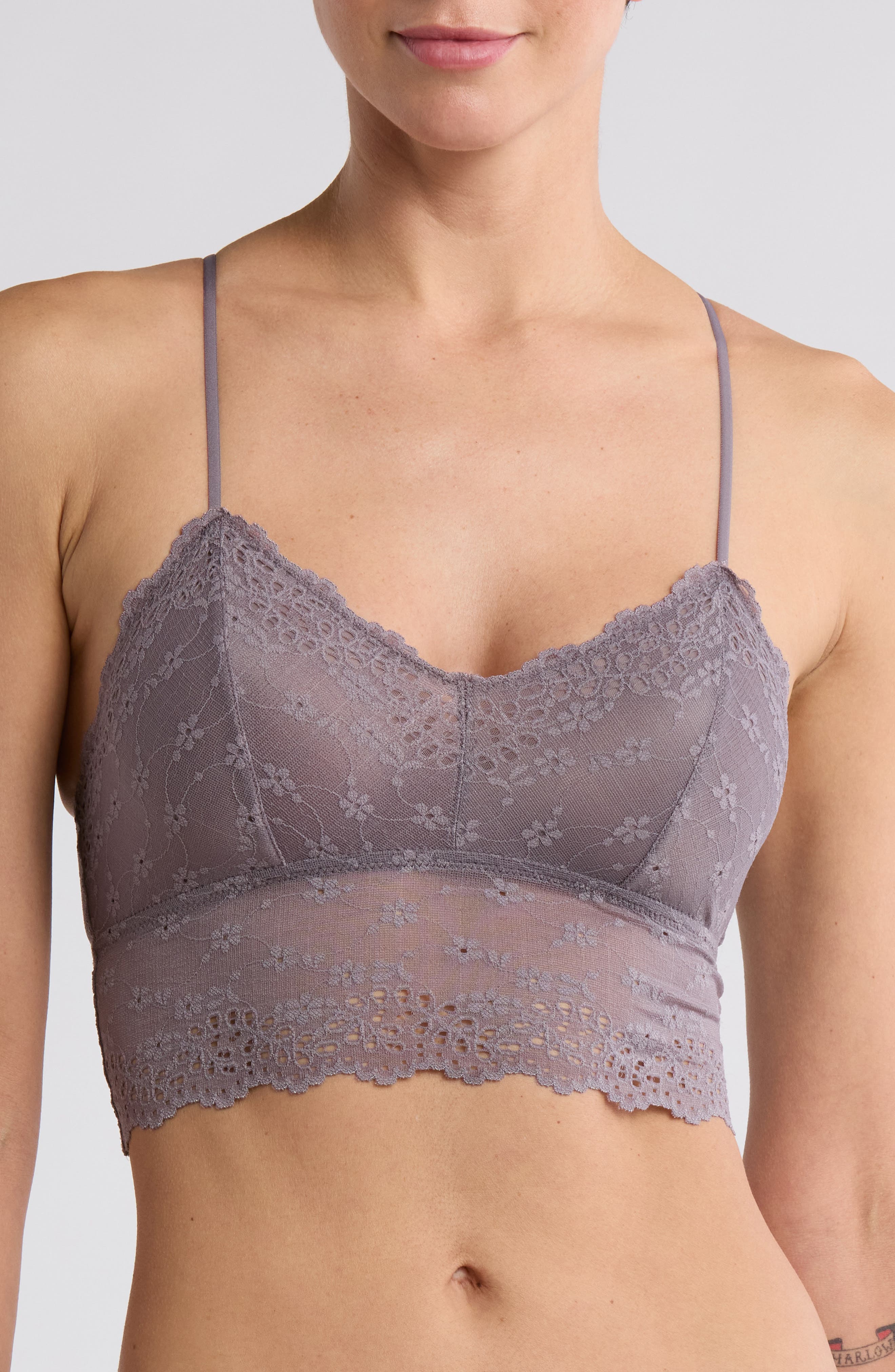eyelet bralette