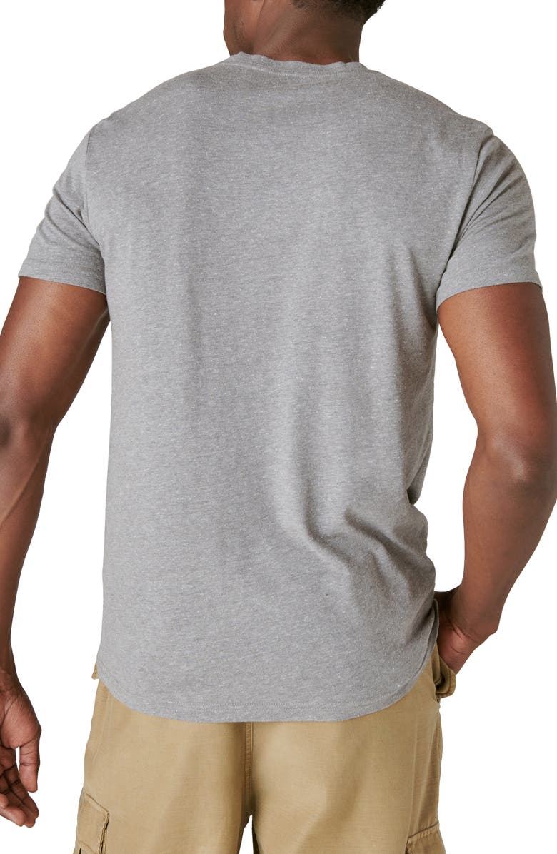 Lucky Brand Beer Tattoo Graphic T-Shirt, Alternate, color, 