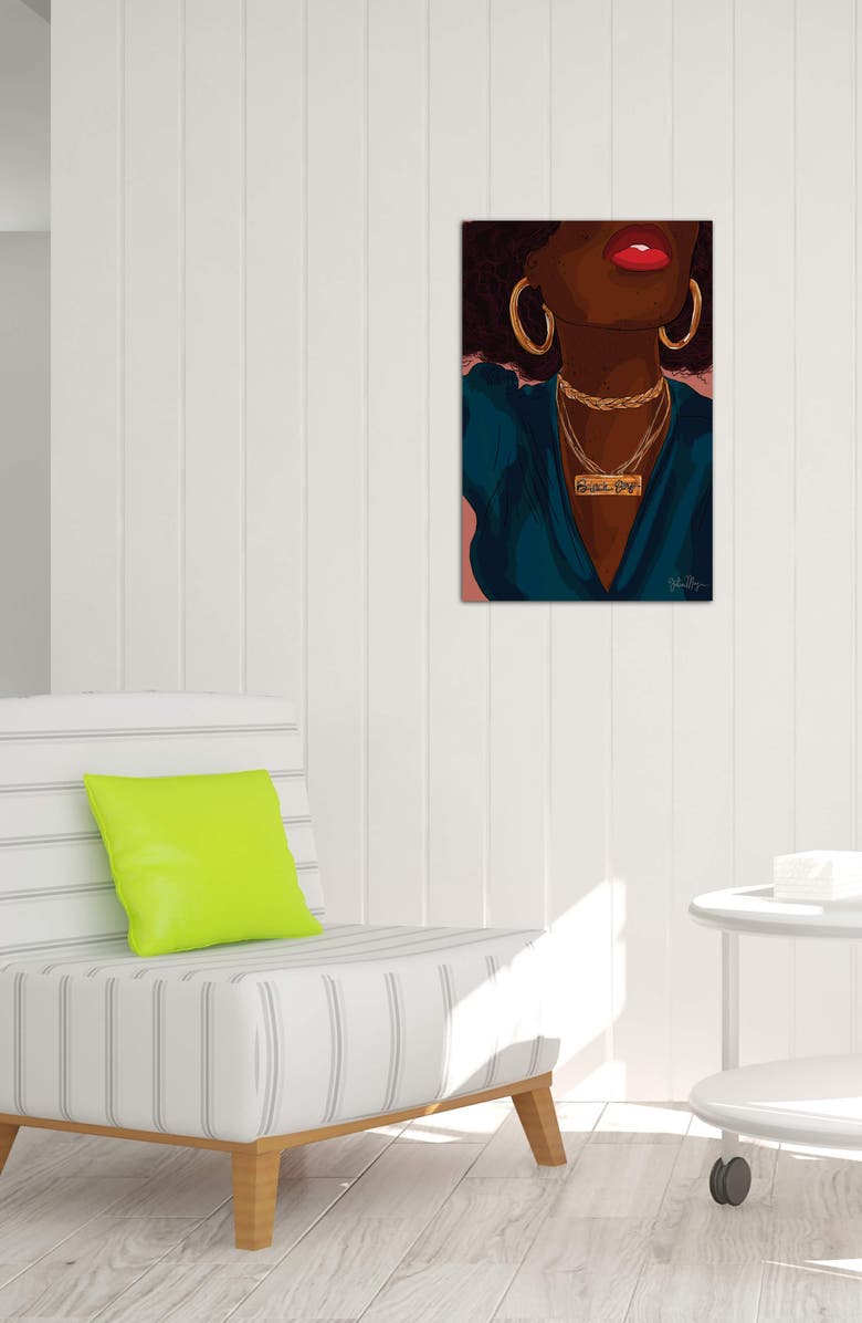 iCanvas Unbothered by Winnie Weston Cavnas Art Print, Alternate, color,