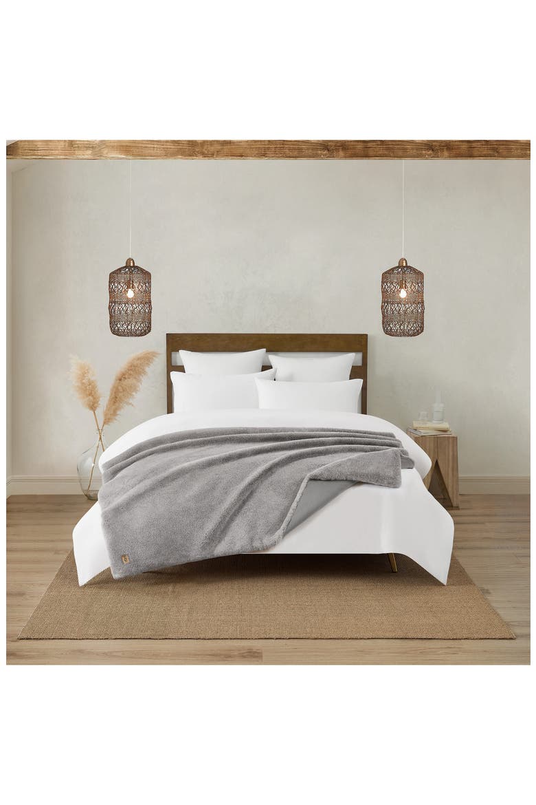 Matti Faux Fur Throw Blanket, Alternate, color, LIGHTHOUSE