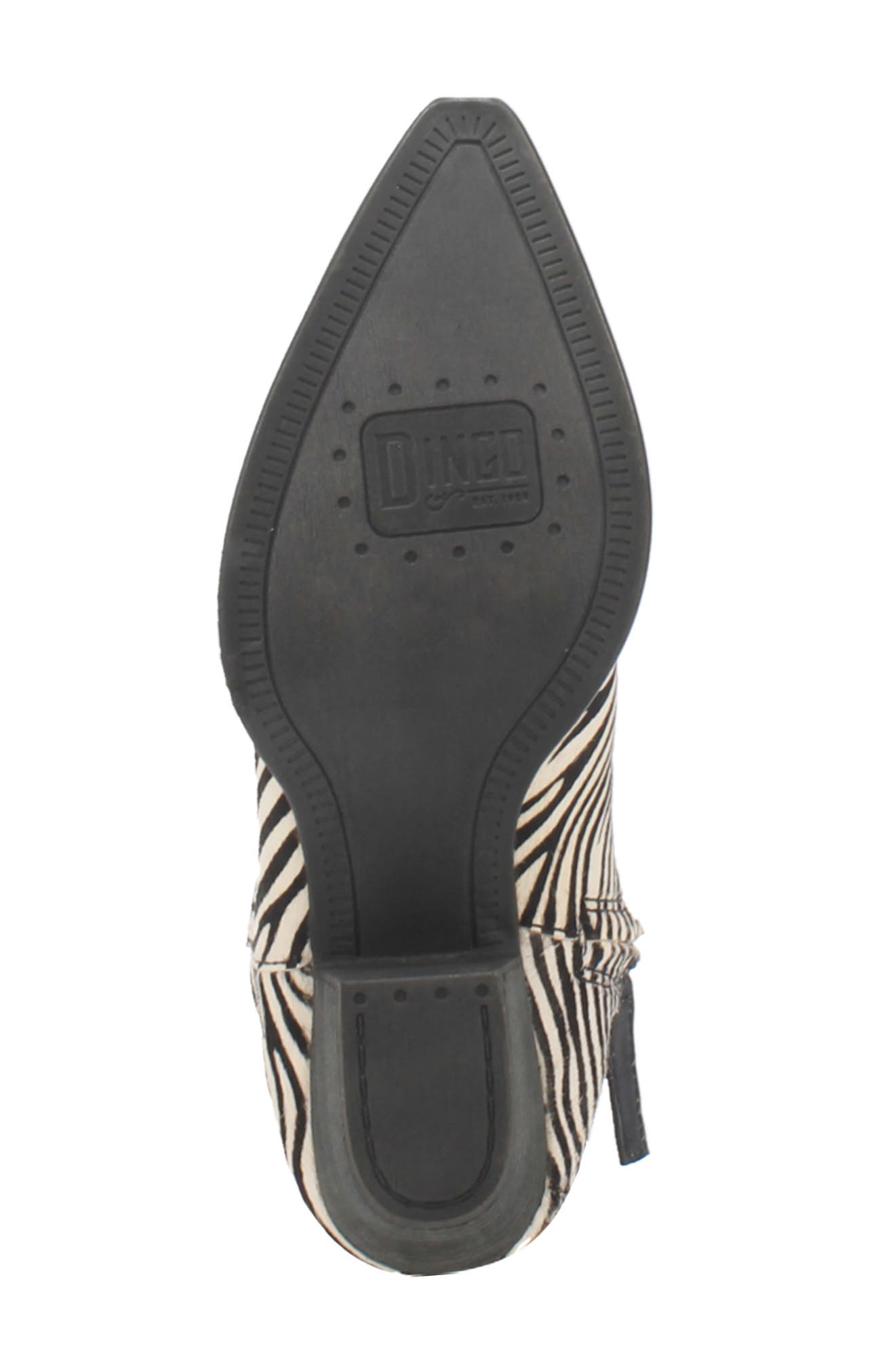 Dingo Hairy Up Genuine Calf Hair Western Boot, Alternate, color, 