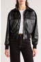 Zip Faux Leather Jacket