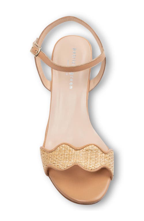 Shop Patricia Green Palm Beach Sandal In Natural Raffia