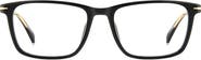 David Beckham Eyewear 57mm Rectangular Optical Glasses