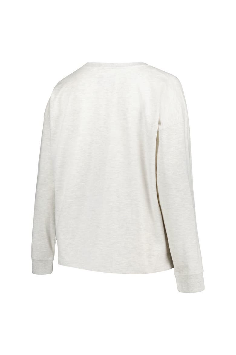 Women's Profile Oatmeal Los Angeles Dodgers Plus Size French Terry Pullover Sweatshirt, Alternate, color, Oatmeal