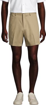 Lands' End Comfort Waist 6" No Iron Chino Shorts