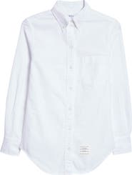 Thom Browne Men
s Classic Fit Cotton Button-Down Shirt