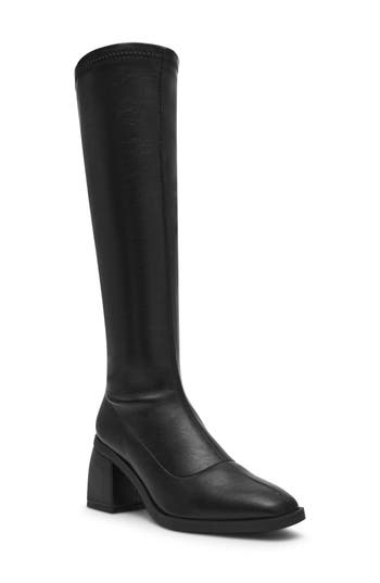 Anne Klein Alina Knee High Boot In Black