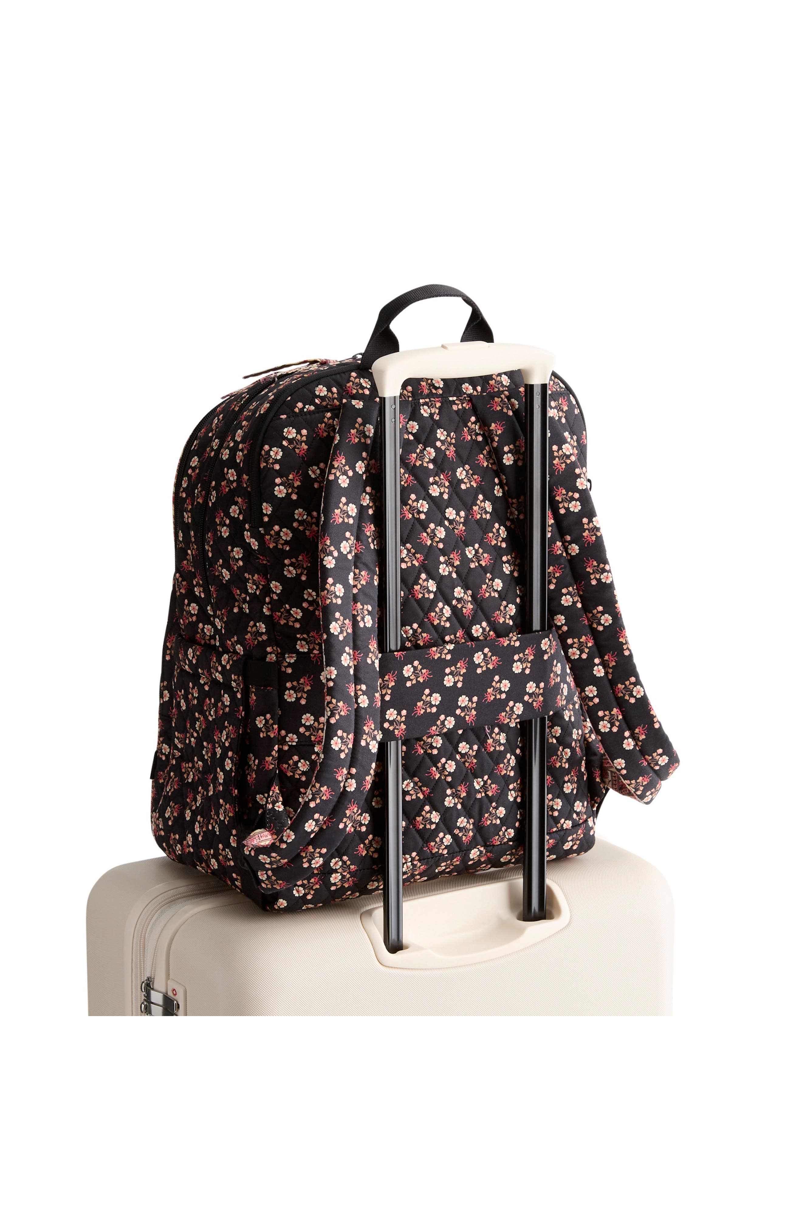 VERA BRADLEY Large Bancroft Quilted Backpack, Alternate, color, Melissa Ditsy