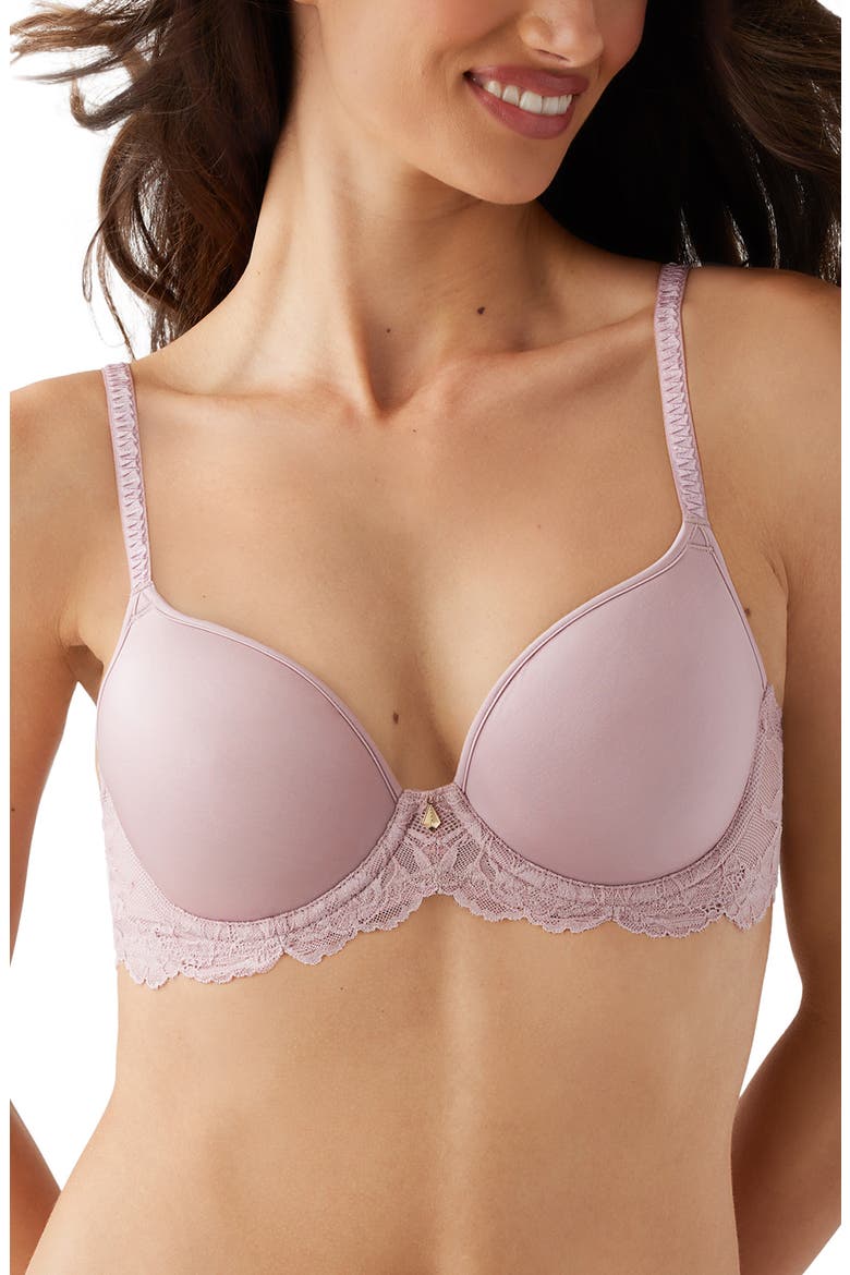 Vivid Attraction Underwire T-Shirt Bra, Main, color, WOODROSE