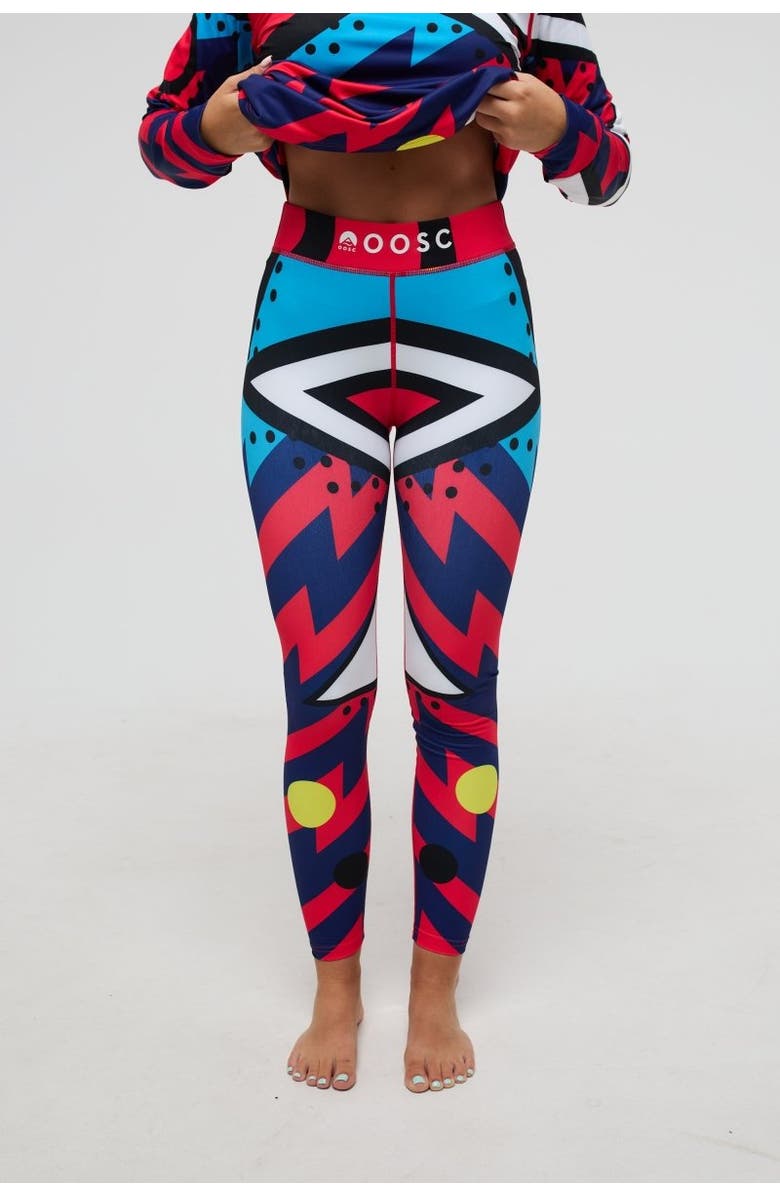 OOSC Baselayer Leggings - Fresh Prince Women's, Alternate, color, Multi-Colour