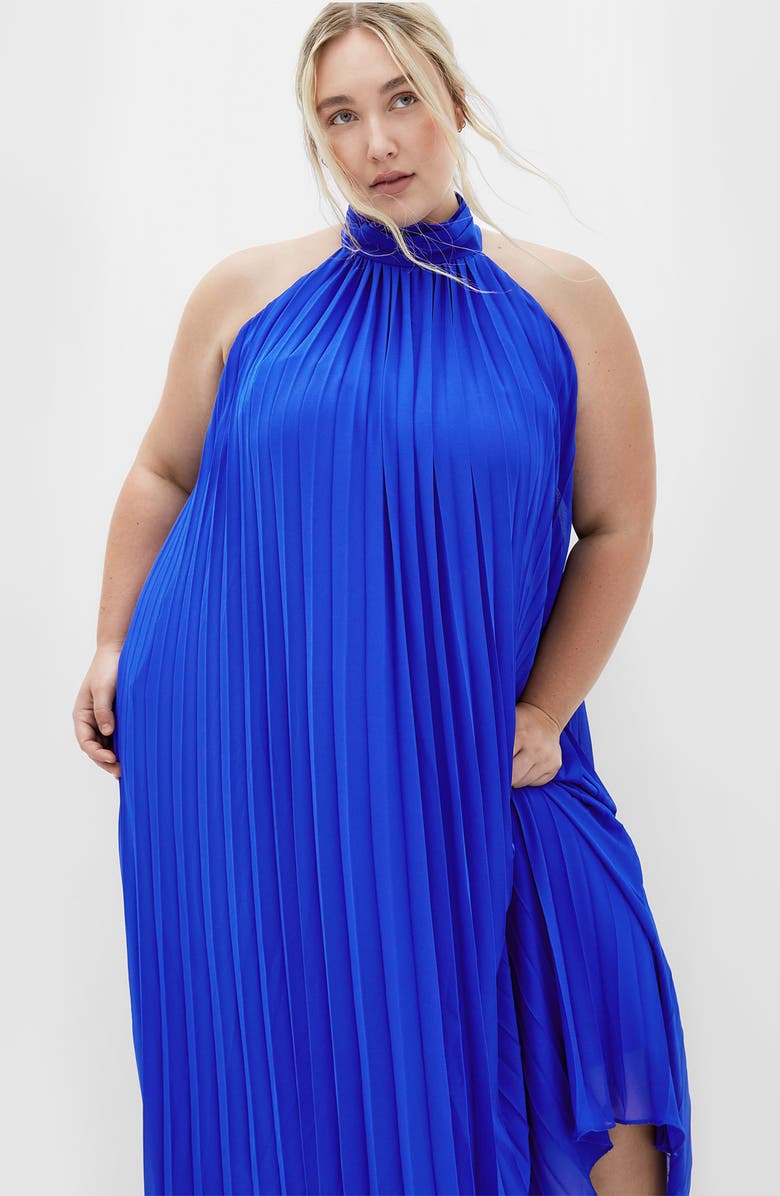 City Chic Aida Sleeveless Maxi Dress, Alternate, color, Cobalt