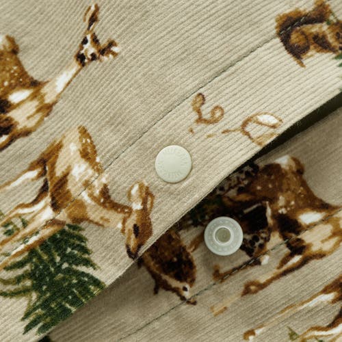 Milkbarn Organic Corduroy Cotton Snap Jumper