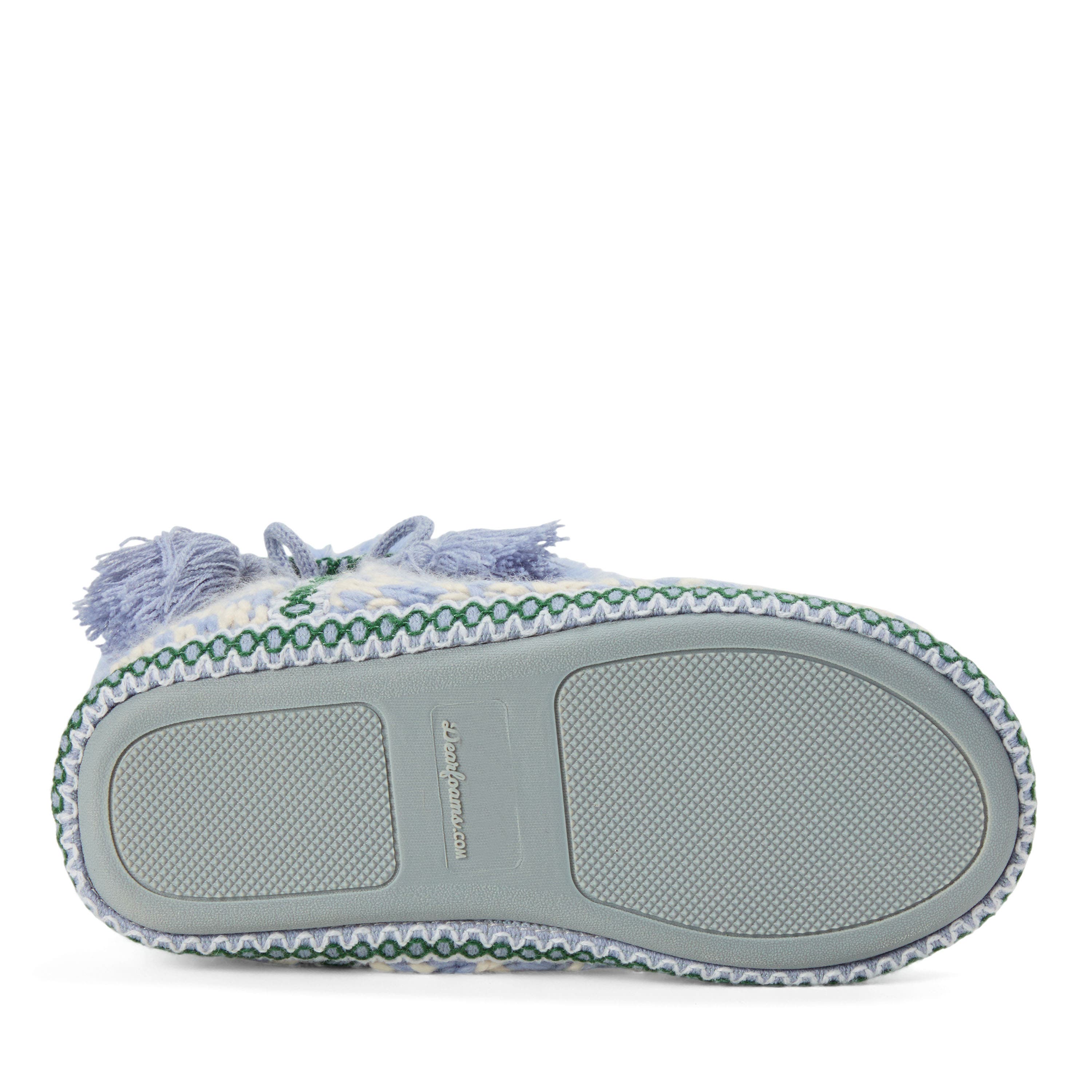 Becky Knit Bootie Slippers, Alternate, color, EVENTIDE