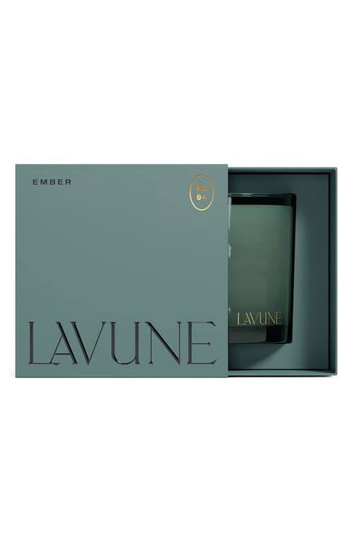 Lavune No. 4 Ember Candle In Green