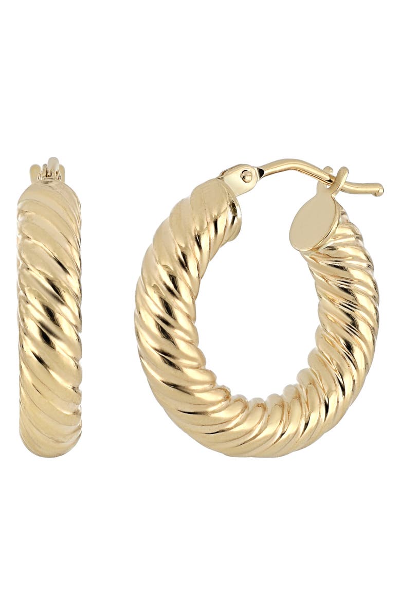Bony Levy 14K Gold Chunky Coil Tube Hoop Earrings, Main, color, 