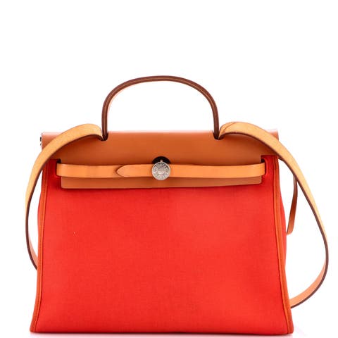 Herbag Zip Leather and Toile 31