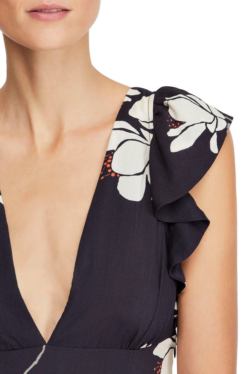 Free People She's a Waterfall High/Low Maxi Dress, Alternate, color, 