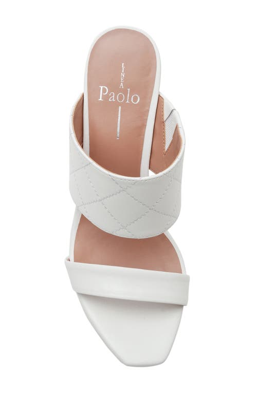 Linea Paolo Indigo Platform Sandal In Eggshell
