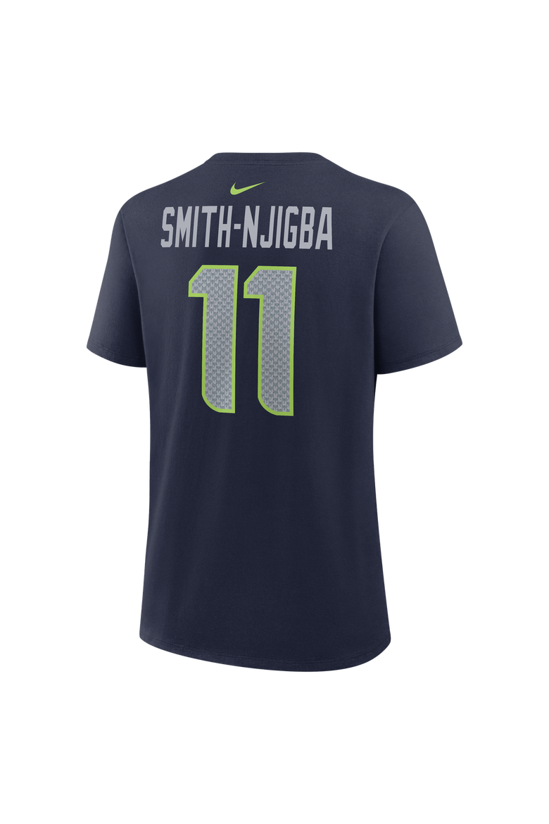 Women's Nike Jaxon Smith-Njigba College Navy Seattle Seahawks Name & Number T-Shirt, Alternate, color, College Navy