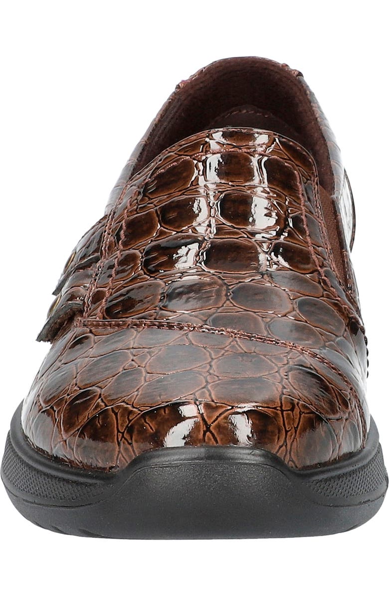 EASY STREET Tune Shoe, Alternate, color, Brown Patent Croco
