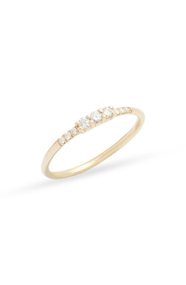 Jennie Kwon Designs Three Diamond Equilibrium Ring, Main, color,