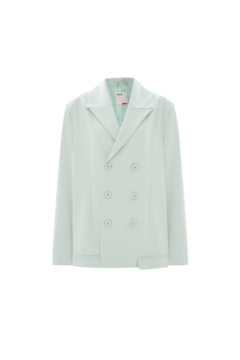 Free Heaven Oversized Blazer, Alternate, color, Light Green
