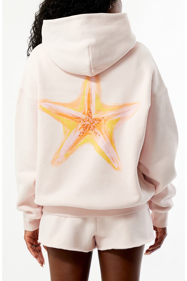 Honolulu Graphic Print Hoodie, Alternate, color, LIGHT PINK