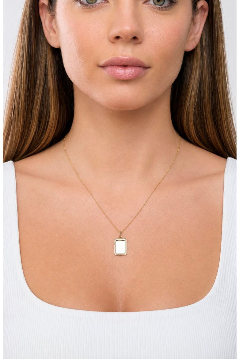 14k Gold Pendant Necklace, Alternate, color, 14KY