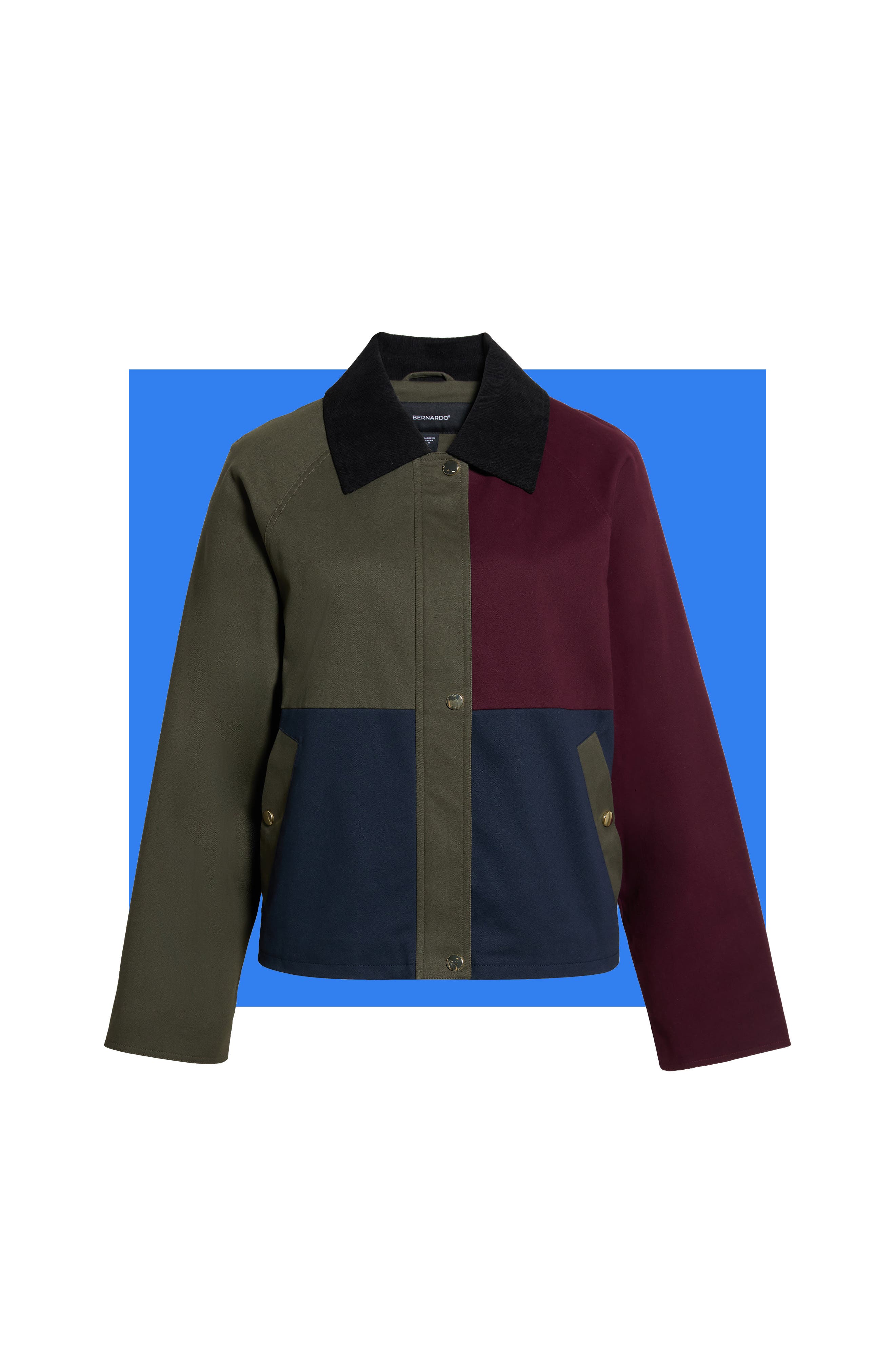 Colorblock Short Jacket