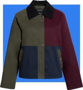 Bernardo Colorblock Short Jacket