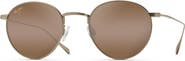 Maui Jim North Star 48mm Polarized Round Sunglasses