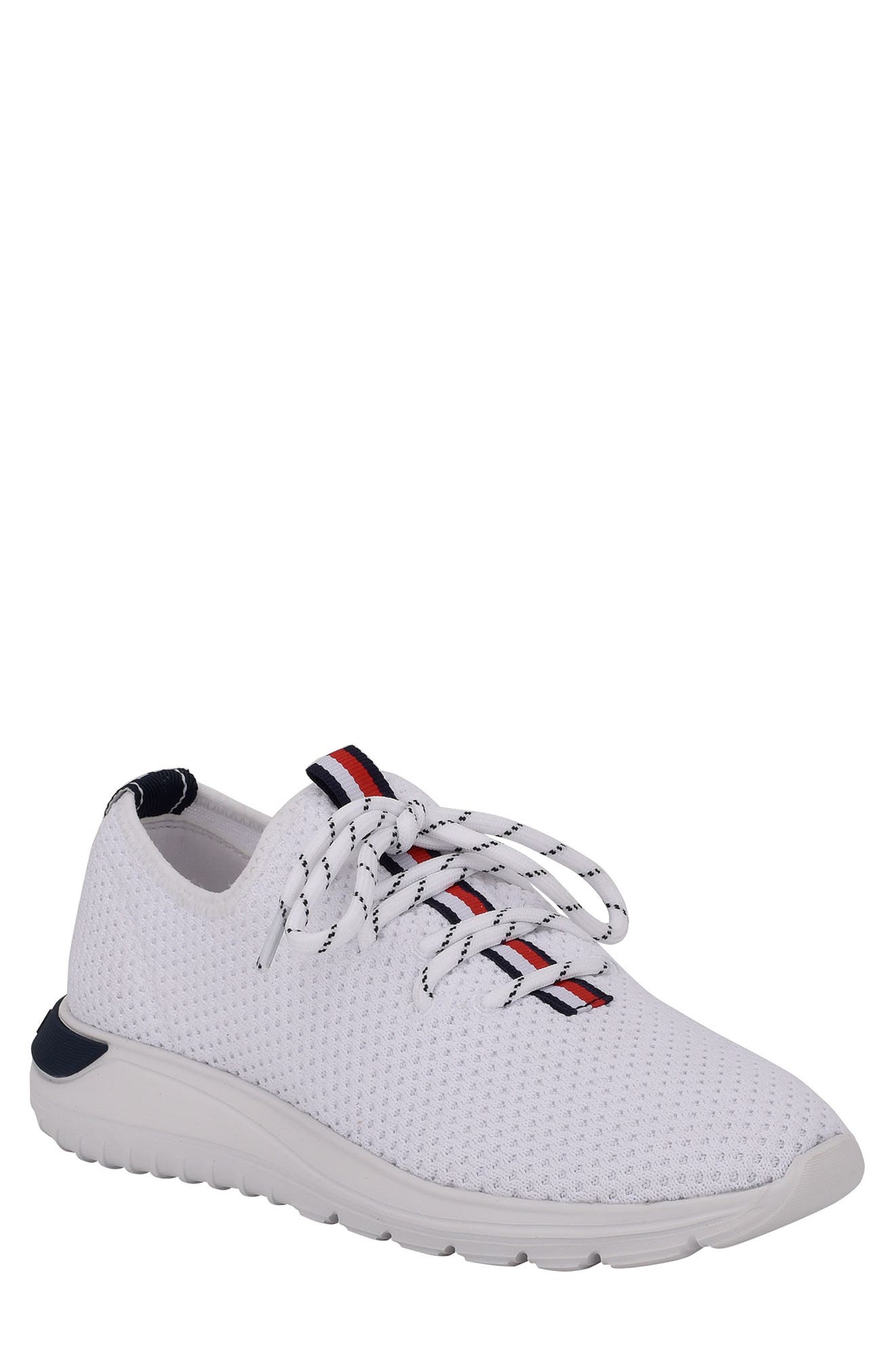 Noelen Mesh Sneaker, Main, color, WHITE FAB