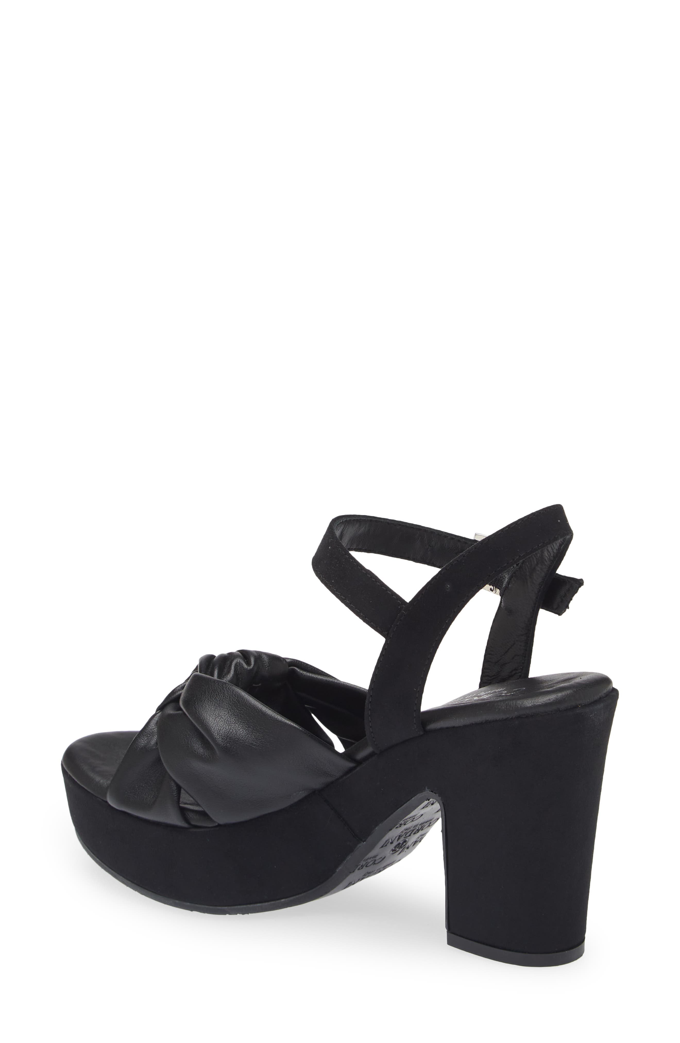 Cordani Lola Knotted Platform Sandal, Alternate, color, Black