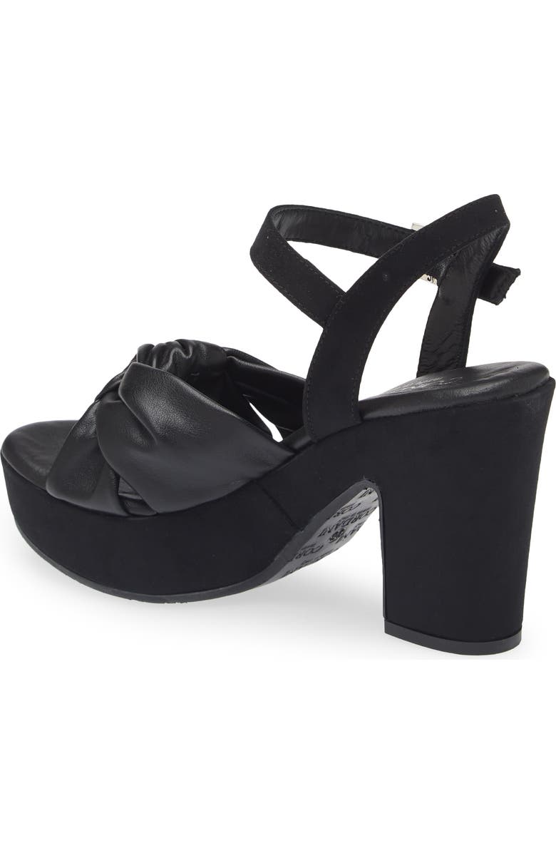 Cordani Lola Knotted Platform Sandal, Alternate, color, Black