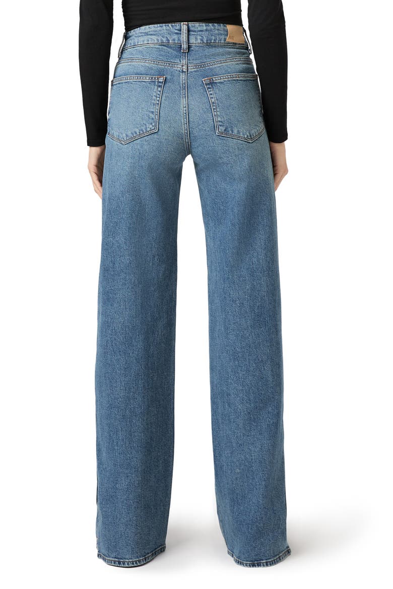 Sasha High Waist Side Seam Embellished Snap Jeans, Alternate, color, CRUISING