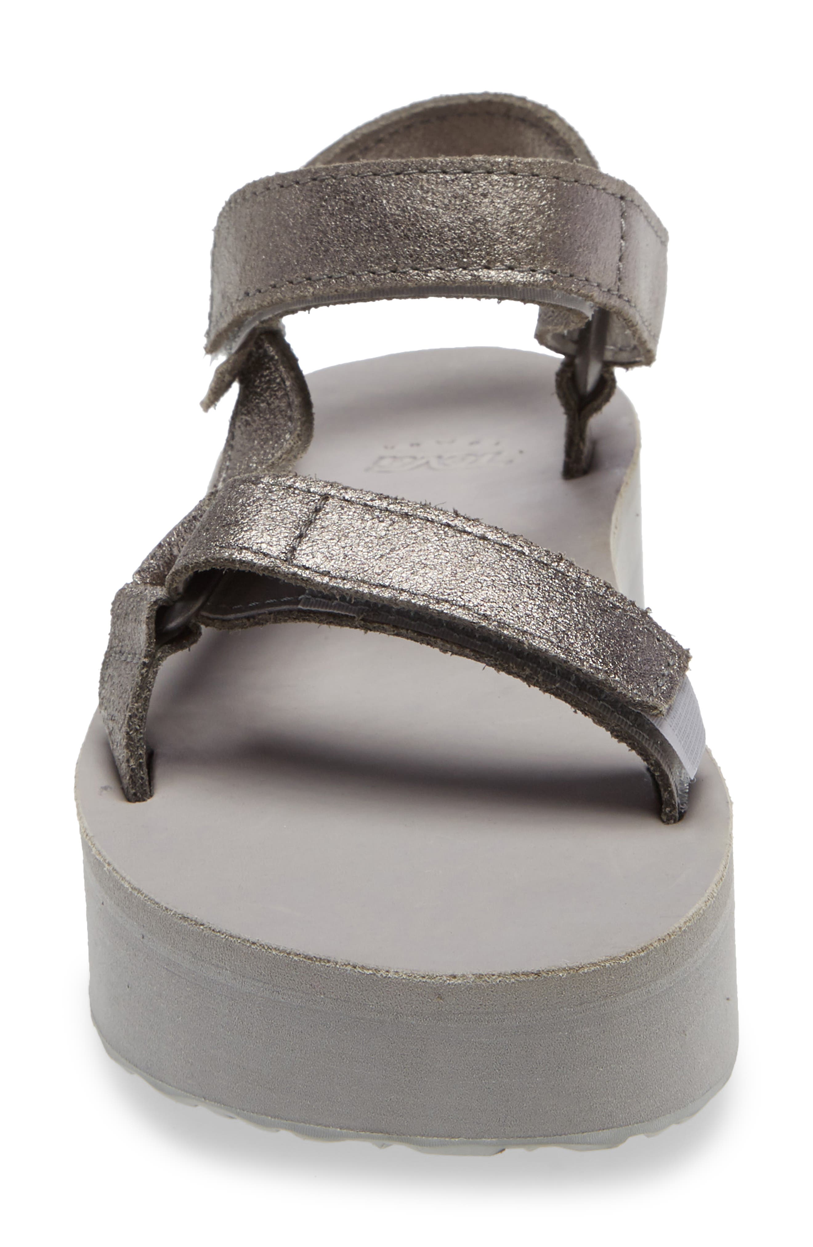 Teva Metallic Universal Leather Sandal, Alternate, color, 