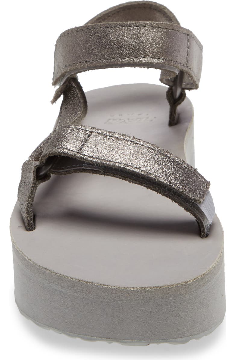 Teva Metallic Universal Leather Sandal, Alternate, color,