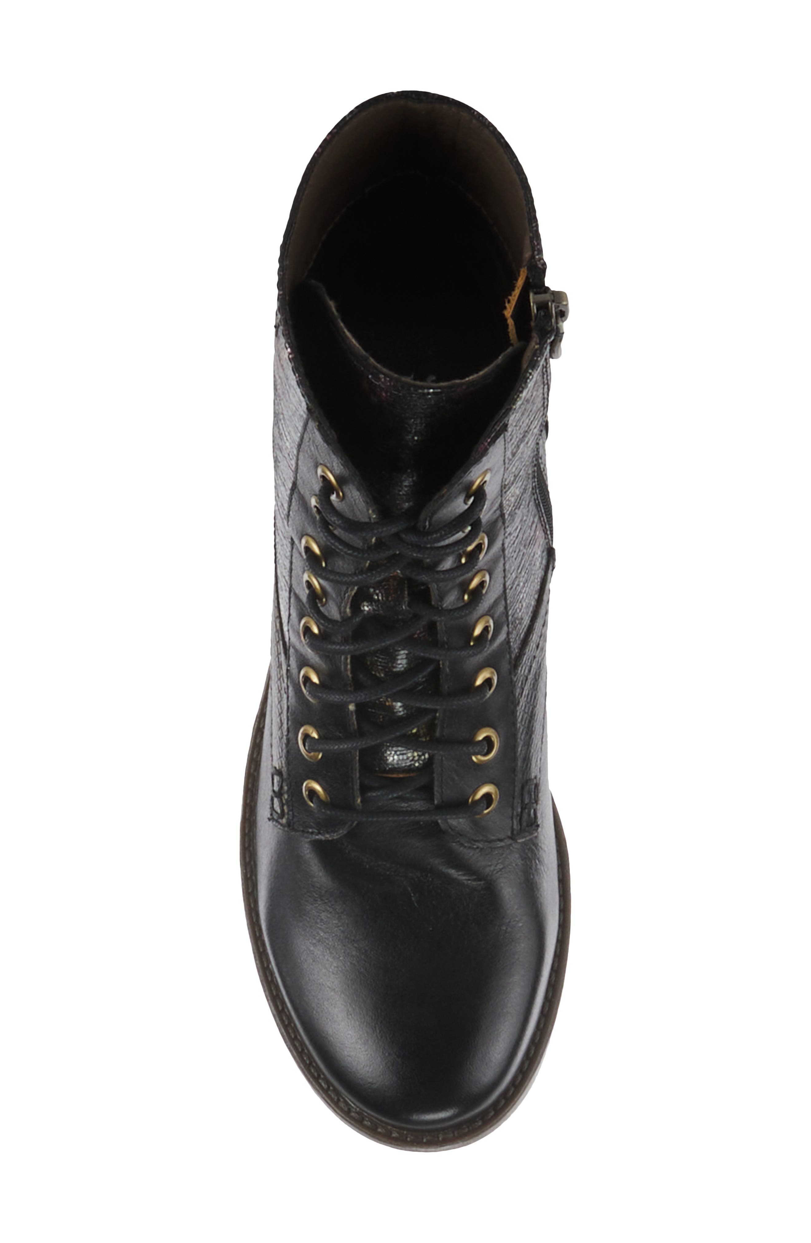 L'Artiste by Spring Step Marty-Met Bootie, Alternate, color, Black Multi