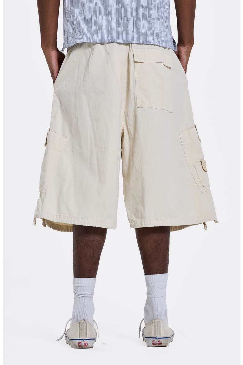 Oversize Cargo Shorts, Alternate, color, ECRU