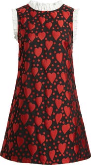 Sister Jane Mon Coeur Frill Jacquard Minidress