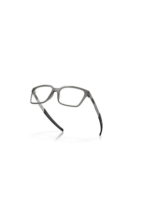 Oakley 55mm Rectangle Optical Glasses In Gray