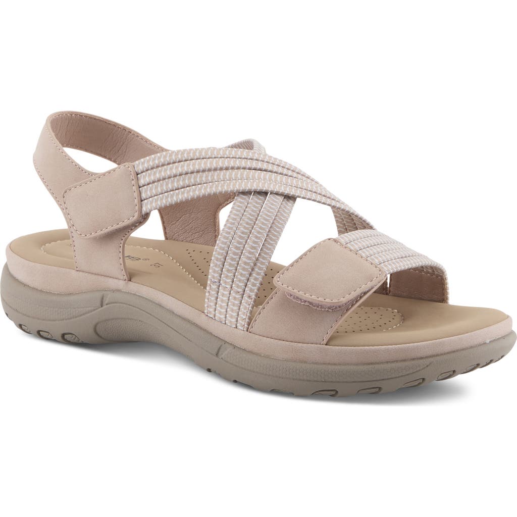 Flexus By Spring Step Crossbeam Sandal In Pink