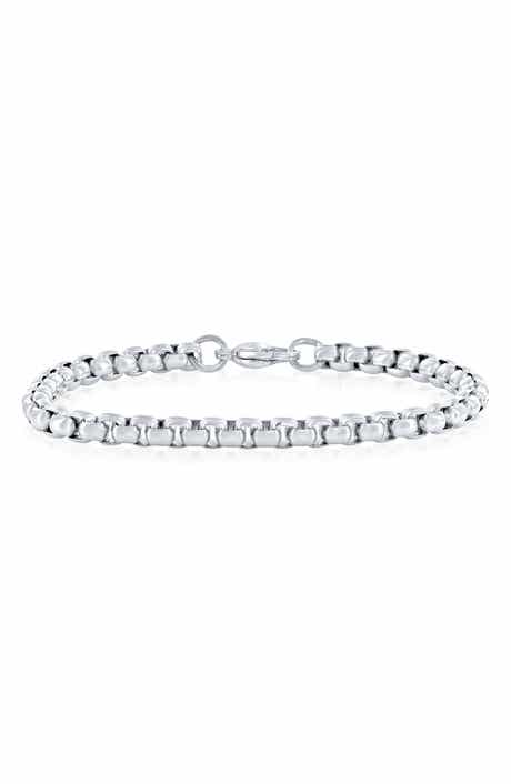 BLACKJACK Men's Box Chain Bracelet