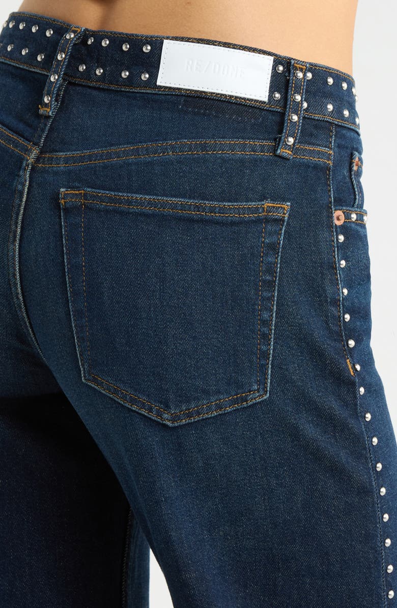 Re/Done Studded Wide Leg Jeans, Alternate, color, Barely Western Stud