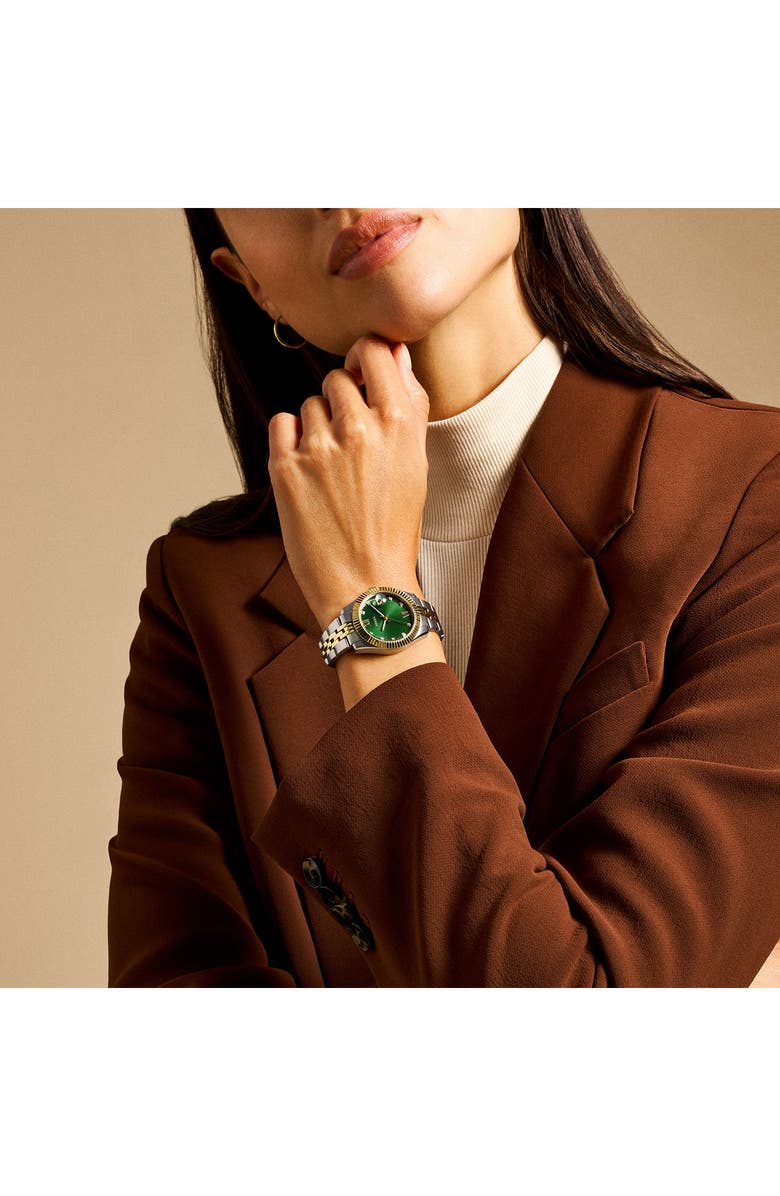 Fossil Scarlette Two-Tone Bracelet Watch, 32mm, Alternate, color, Two Tone